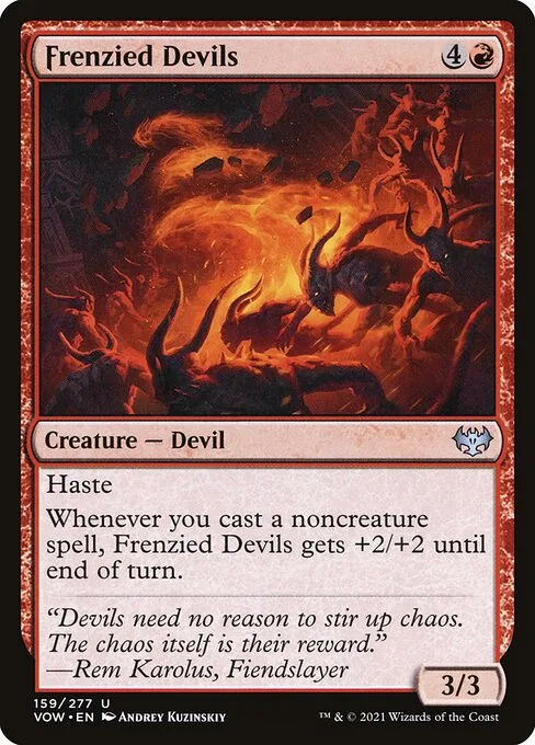 Frenzied Devils · Innistrad: Crimson Vow 159/423