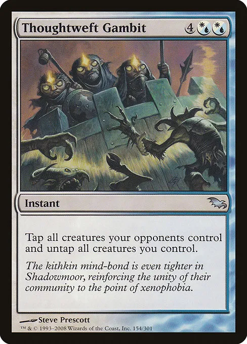 Thoughtweft Gambit · Shadowmoor 154/302
