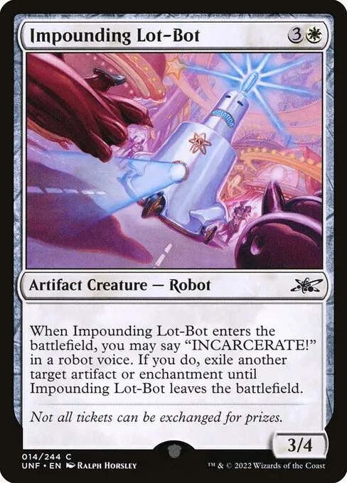 Impounding Lot-Bot · Unfinity 14/639