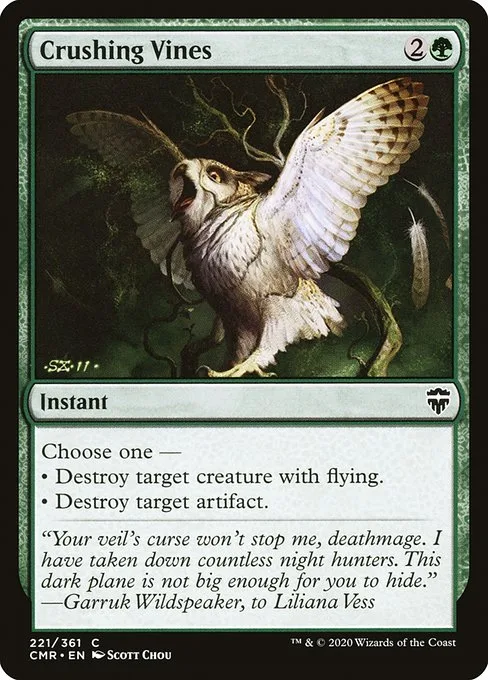 Crushing Vines · Commander Legends 221/718