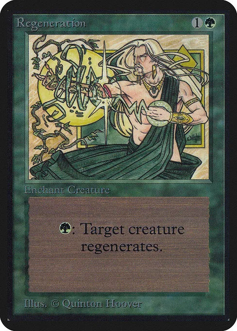 Regeneration · Limited Edition Alpha 213/295