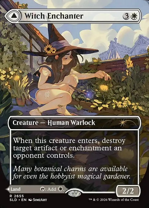 Witch Enchanter // Witch-Blessed Meadow · Secret Lair Drop 2655/2547
