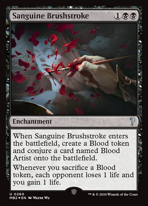 Sanguine Brushstroke · Mystery Booster 2 260/385