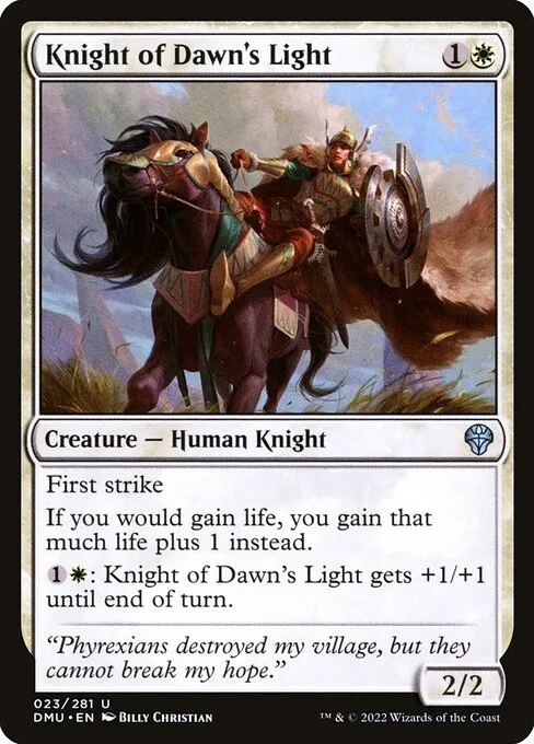 Knight of Dawn's Light · Dominaria United 23/453