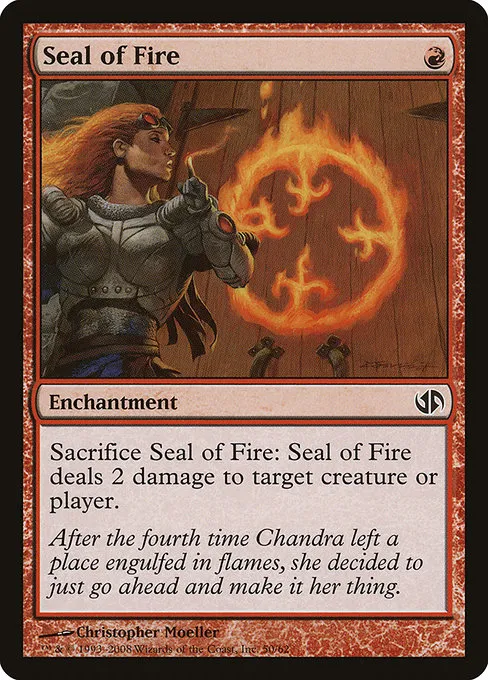 Seal of Fire · Duel Decks: Jace vs. Chandra 50/64