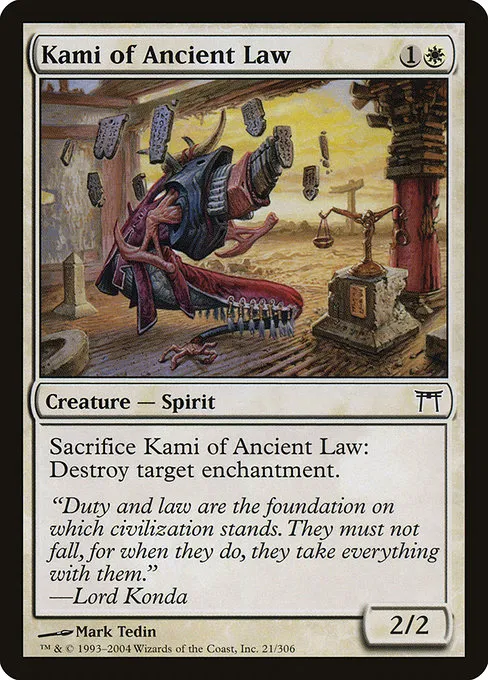 Kami of Ancient Law · Champions of Kamigawa 21/307