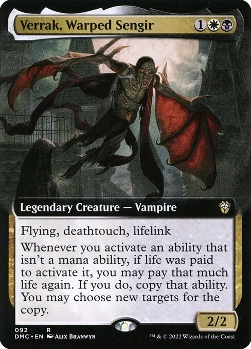Verrak, Warped Sengir · Dominaria United Commander 92/240