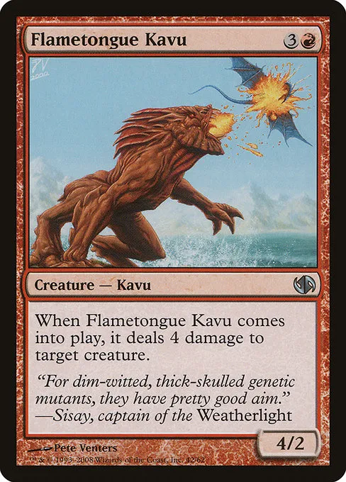 Flametongue Kavu · Duel Decks: Jace vs. Chandra 42/64