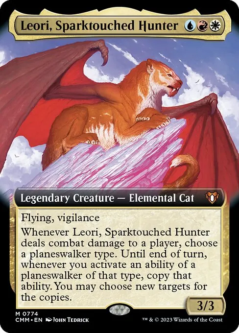 Leori, Sparktouched Hunter · Commander Masters 774/1067