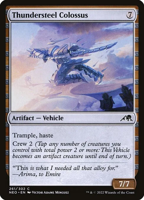 Thundersteel Colossus · Kamigawa: Neon Dynasty 261/531