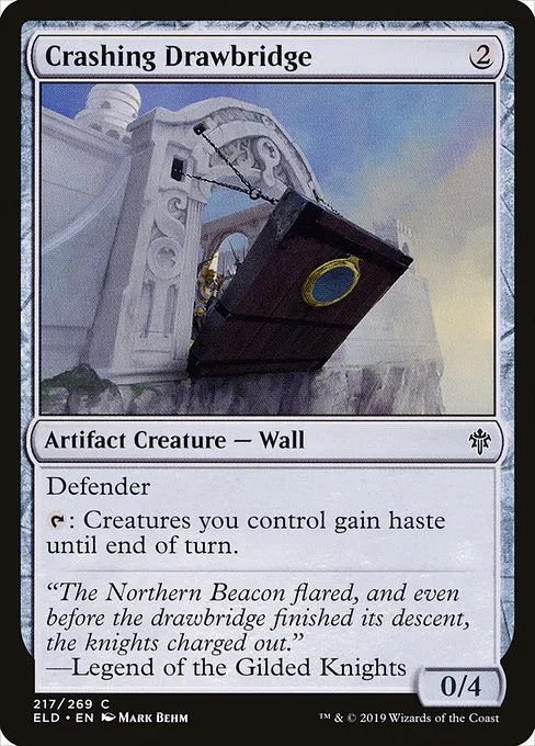 Crashing Drawbridge · Throne of Eldraine 217/398