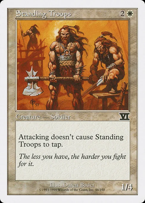 Standing Troops · Classic Sixth Edition 44/351