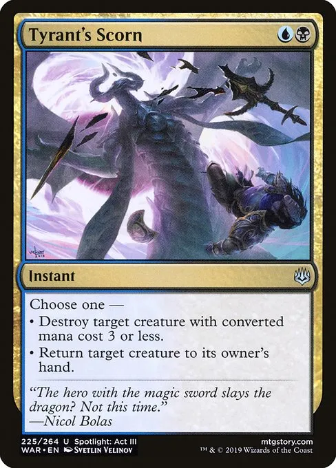 Tyrant's Scorn · War of the Spark 225/312