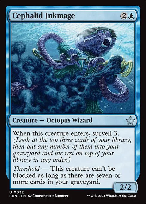 Cephalid Inkmage · Foundations 32/771