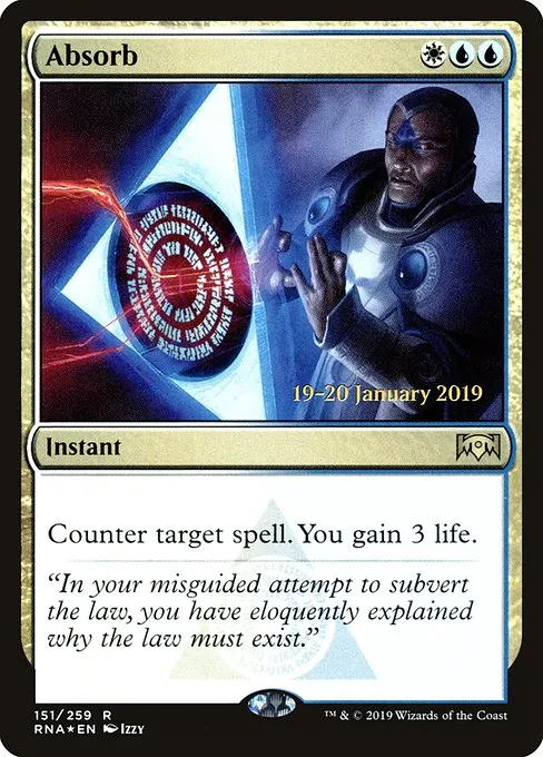 Absorb · Ravnica Allegiance Promos 151s/81