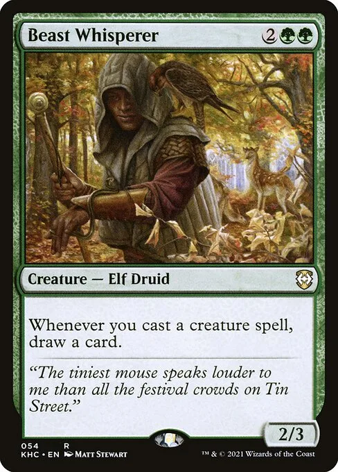 Beast Whisperer · Kaldheim Commander 54/119