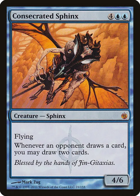 Consecrated Sphinx · Mirrodin Besieged 21/155