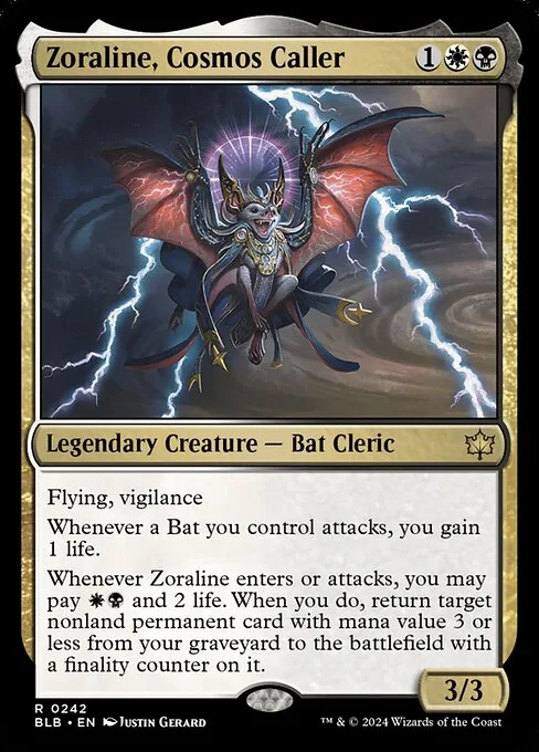 Zoraline, Cosmos Caller · Bloomburrow 242/398