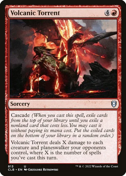 Volcanic Torrent · Commander Legends: Battle for Baldur's Gate 813/936