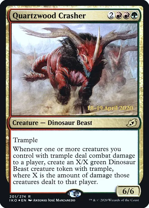 Quartzwood Crasher · Ikoria: Lair of Behemoths Promos 201s/137