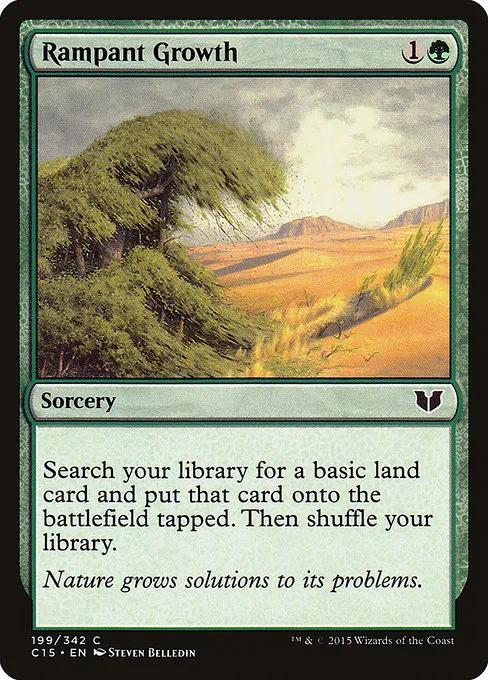 Rampant Growth · Commander 2015 199/342