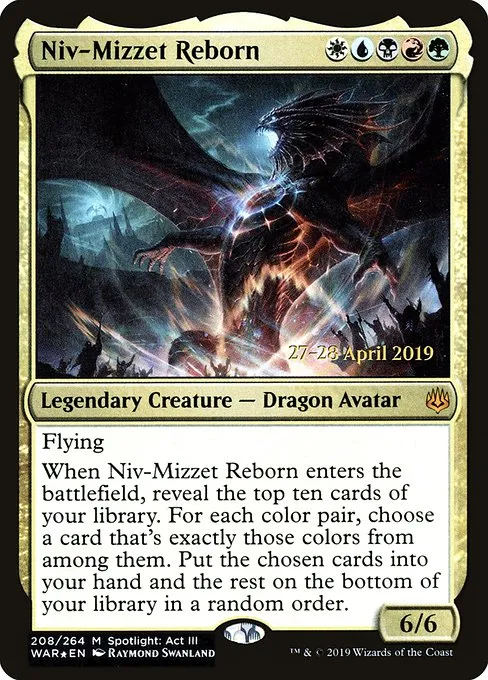 Niv-Mizzet Reborn · War of the Spark Promos 208s/176