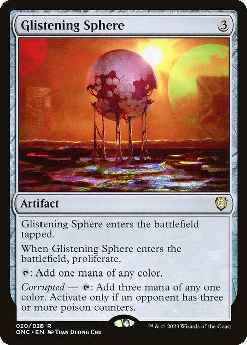 Glistening Sphere · Phyrexia: All Will Be One Commander 20/174