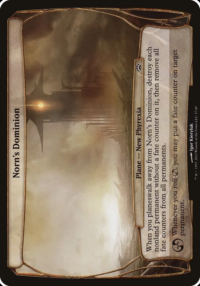 Norn's Dominion · Planechase 2012 Planes 27/40