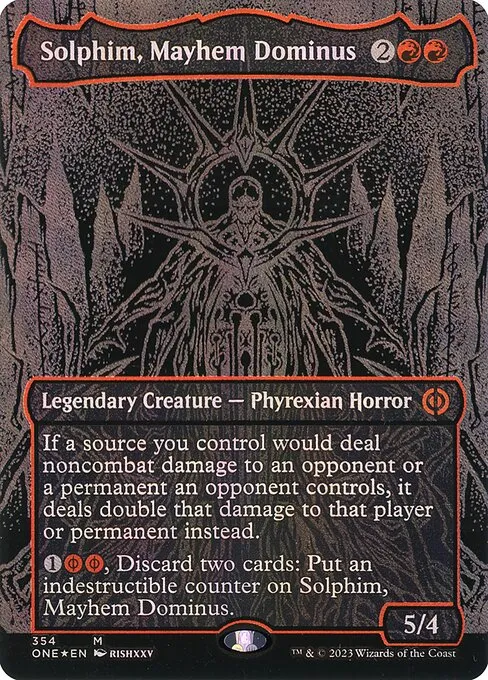 Solphim, Mayhem Dominus · Phyrexia: All Will Be One 354/479