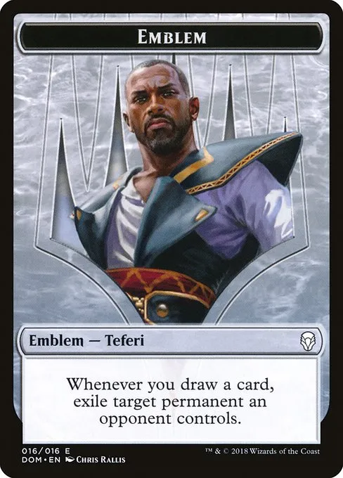 Teferi, Hero of Dominaria Emblem · Dominaria Tokens 16/16