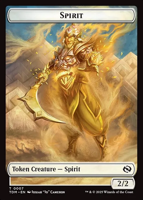 Spirit · Tarkir: Dragonstorm Tokens 7/16