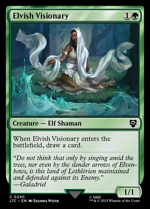 Elvish Visionary · Tales of Middle-earth Commander 240/591