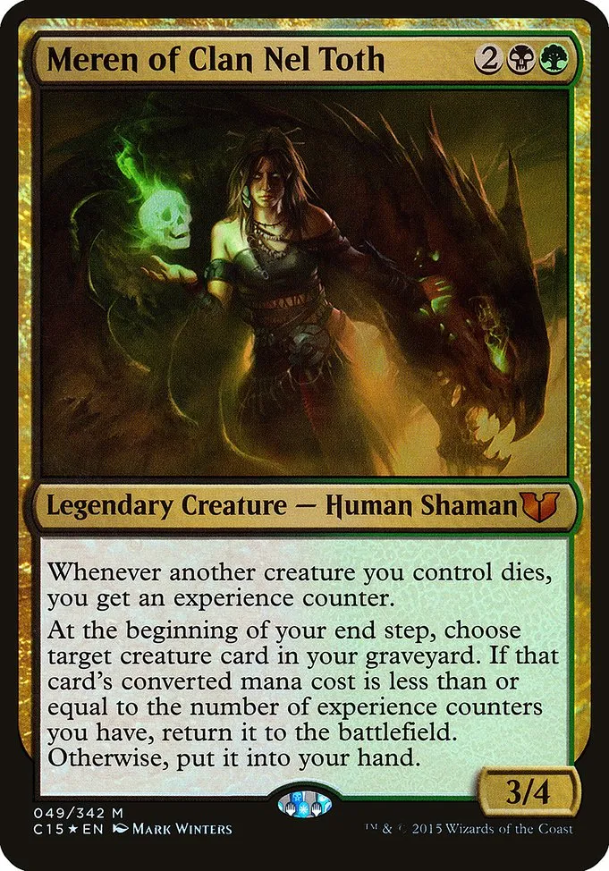 Meren of Clan Nel Toth · Commander 2015 Oversized 49/5