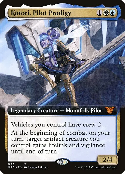 Kotori, Pilot Prodigy · Neon Dynasty Commander 75/179