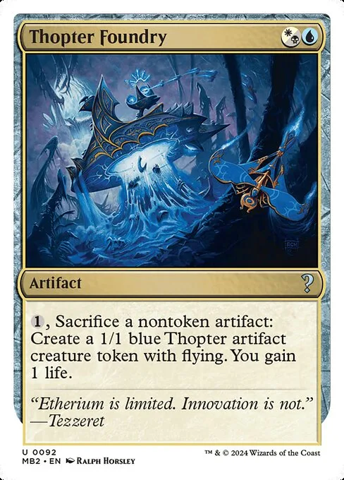 Thopter Foundry · Mystery Booster 2 92/385