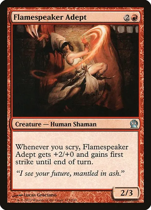 Flamespeaker Adept · Theros 123/249