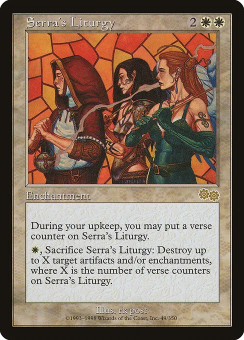 Serra's Liturgy · Urza's Saga 49/357
