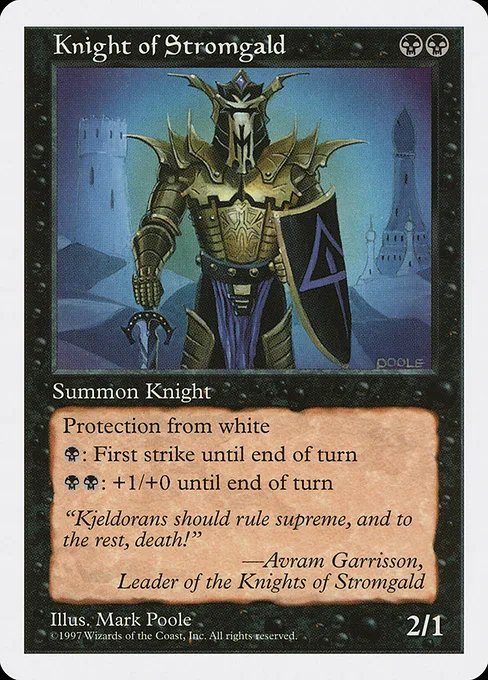 Knight of Stromgald · Fifth Edition 171/460