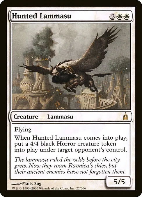 Hunted Lammasu · Ravnica: City of Guilds 22/306