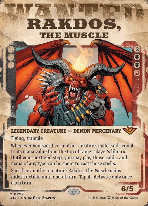 Rakdos, the Muscle · Outlaws of Thunder Junction 297/374