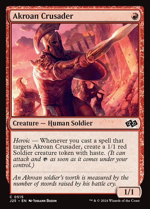 Akroan Crusader · Foundations Jumpstart 515/779