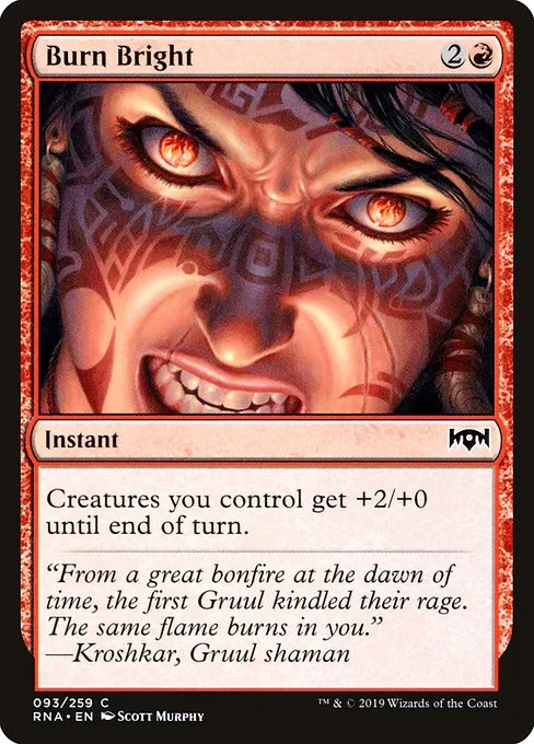 Burn Bright · Ravnica Allegiance 93/273