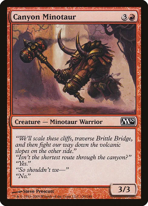 Canyon Minotaur · Magic 2010 130/249