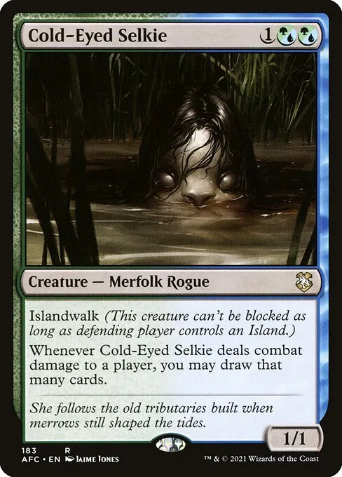 Cold-Eyed Selkie · Forgotten Realms Commander 183/331