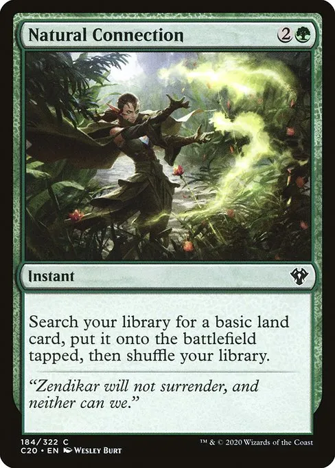 Natural Connection · Commander 2020 184/322