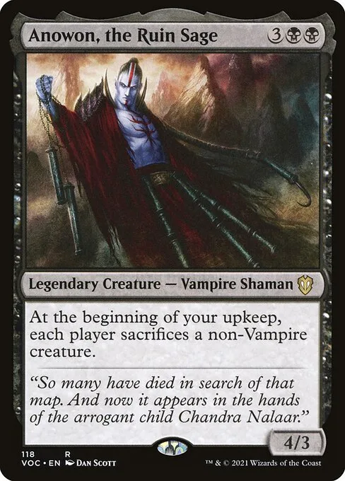 Anowon, the Ruin Sage · Crimson Vow Commander 118/188