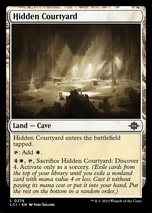 Hidden Courtyard · The Lost Caverns of Ixalan 274/416