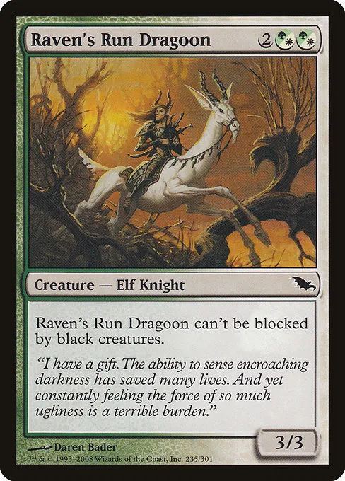 Raven's Run Dragoon · Shadowmoor 235/302