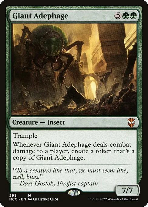 Giant Adephage · New Capenna Commander 293/447