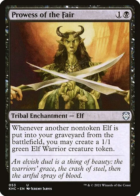Prowess of the Fair · Kaldheim Commander 53/119